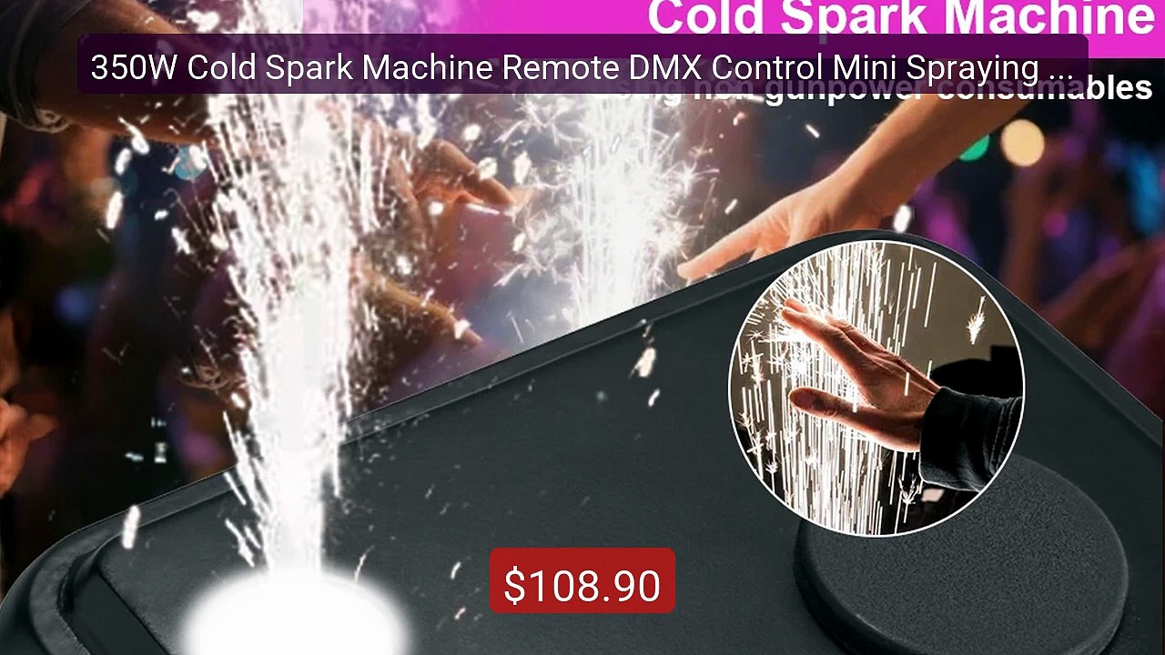 350W Cold Spark Machine Remote DMX Control Mini Spraying Cold ... -- Best Buy 2026 | Great Quality!