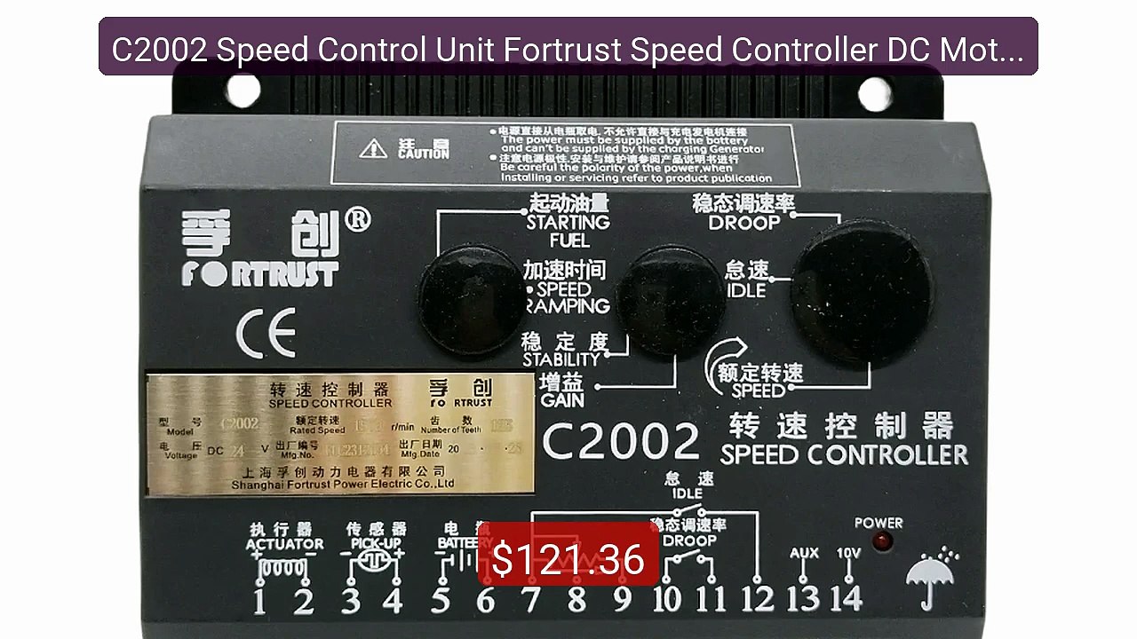 C2002 Speed Control Unit Fortrust Speed Controller DC Motor Sm... -- Hot Deal 2026 | Limited Offer!
