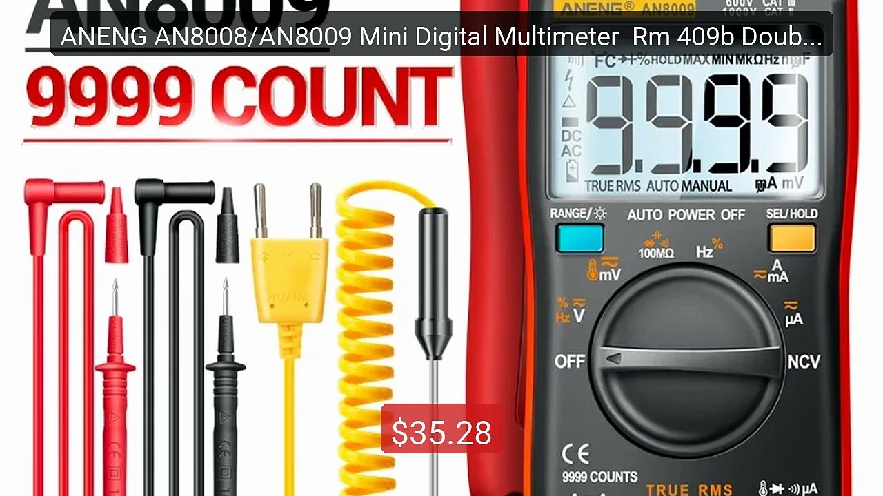 ANENG AN8008/AN8009 Mini Digital Multimeter  Rm 409b Double F... -- Amazing Value 2026 | Must Have!