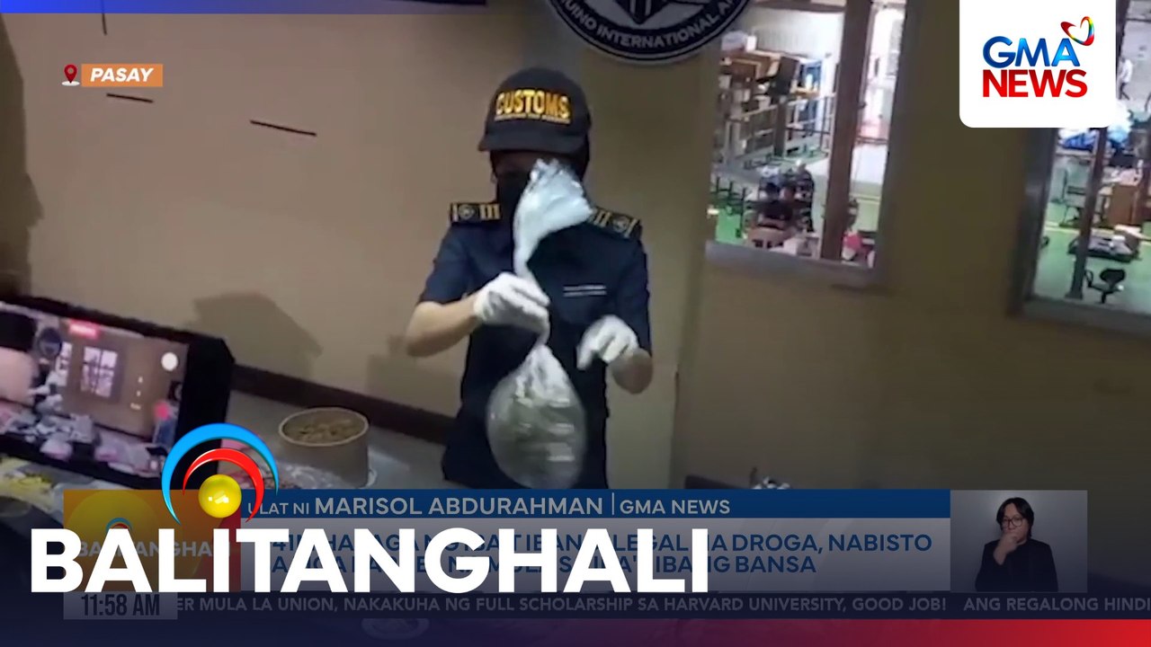 P41-M halaga ng iba't ibang ilegal na droga, nabisto sa mga parcel na mula sa iba't ibang bansa | Balitanghali