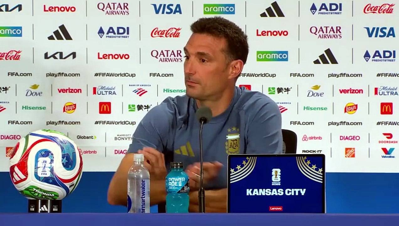 Press Conference Argentina's Lionel Scaloni On 3-1 Win Over Switzerland