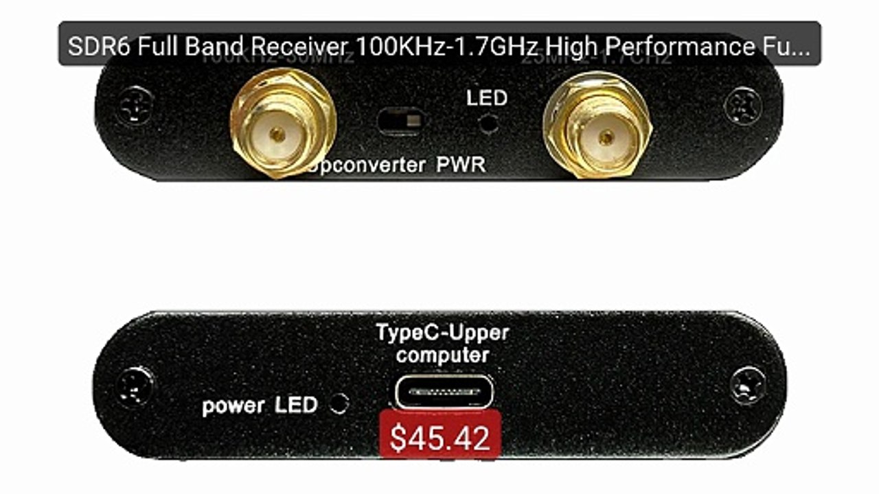 SDR6 Full Band Receiver 100KHz-1.7GHz High Performance Full Band RT... -- Top Rated 2026 | Buy Now!