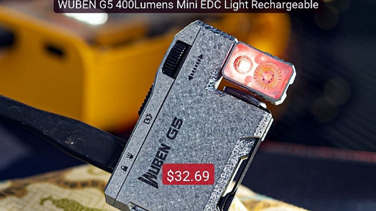 WUBEN G5 400Lumens Mini EDC Light Rechargeable -- Top Pick 2026 | Unbeatable Price!