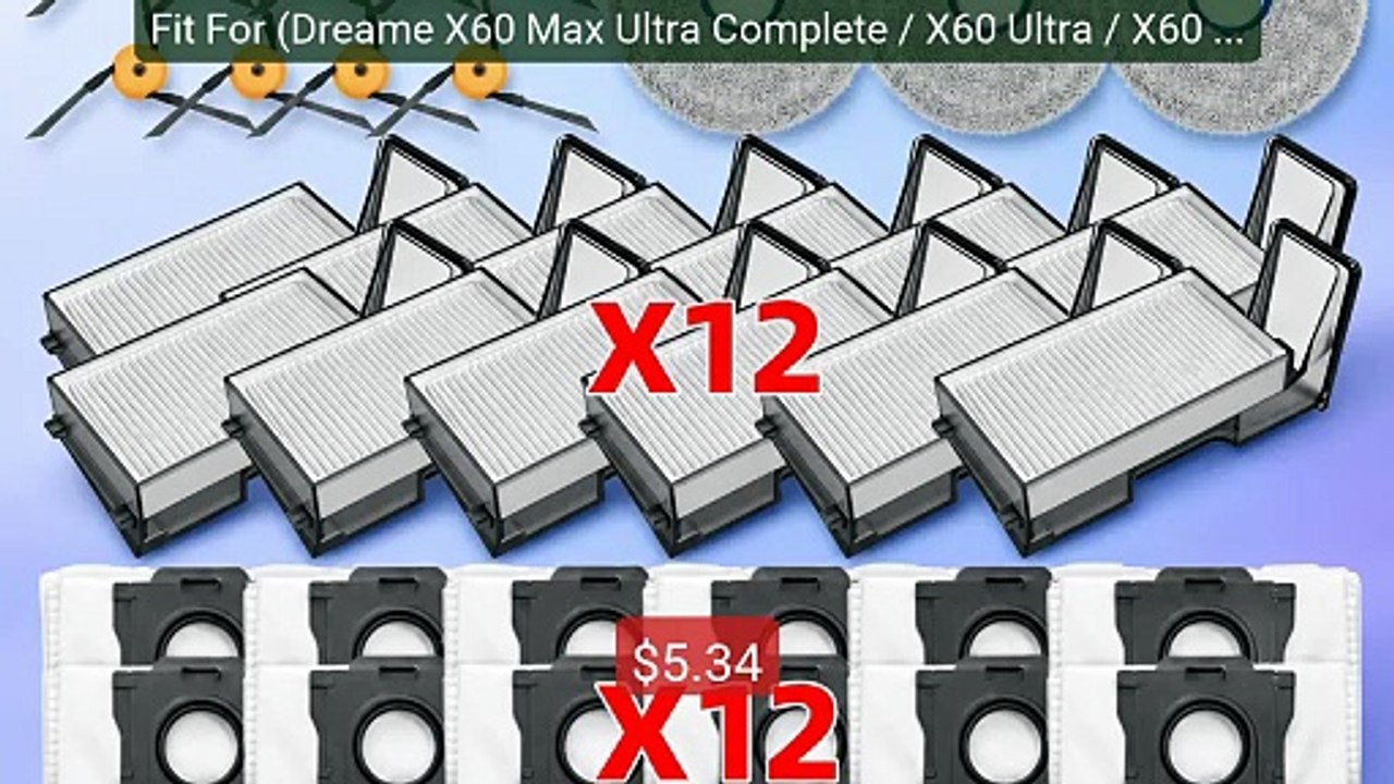 Fit For (Dreame X60 Max Ultra Complete / X60 Ultra / X60 Master) Va... -- Top Rated 2026 | Buy Now!
