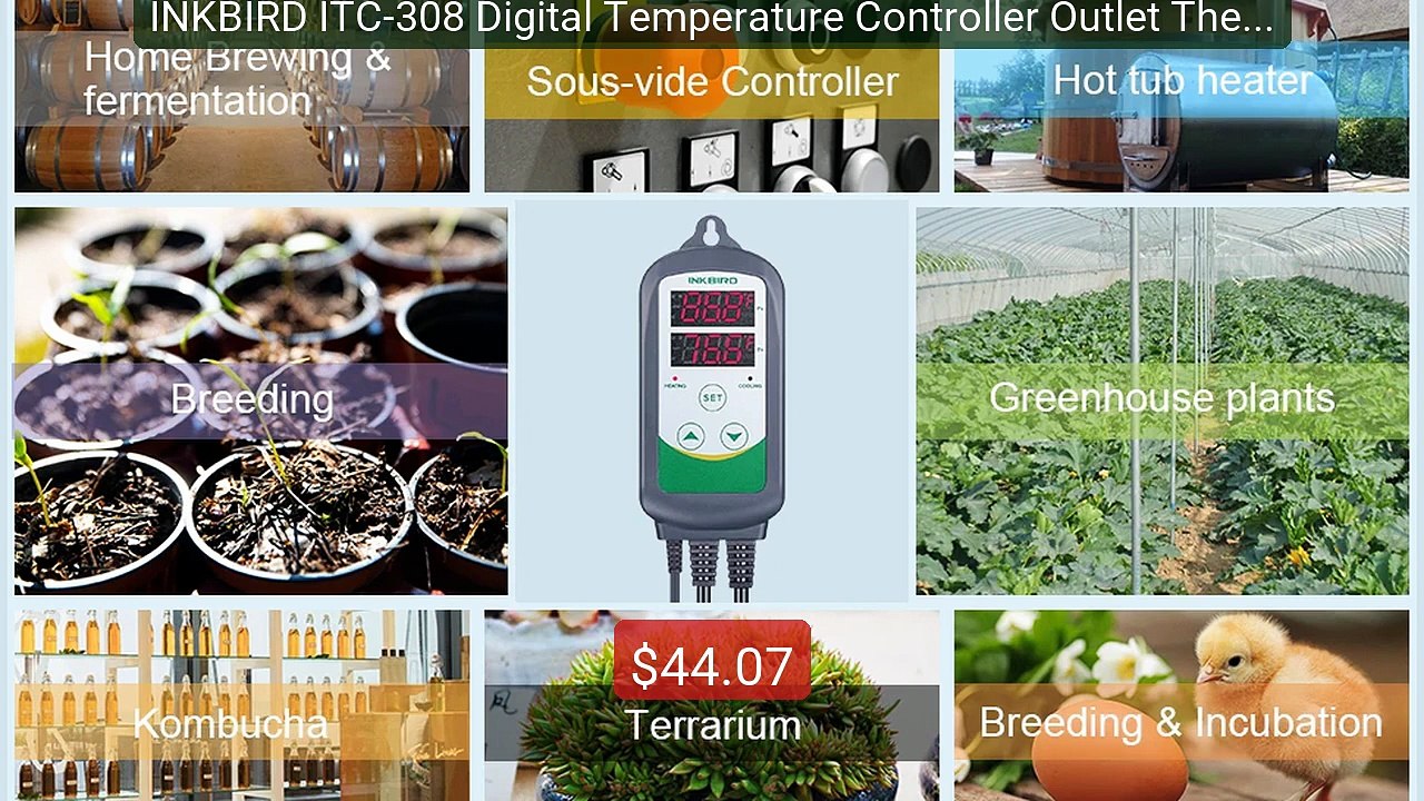 INKBIRD ITC-308 Digital Temperature Controller Outlet Thermostat H... -- Best Deal 2026 | Shop Now!