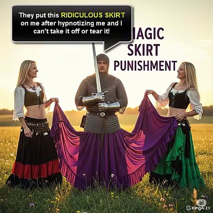 medieval-knight-to-medieval-princess-magic-gender-swap-skirt
