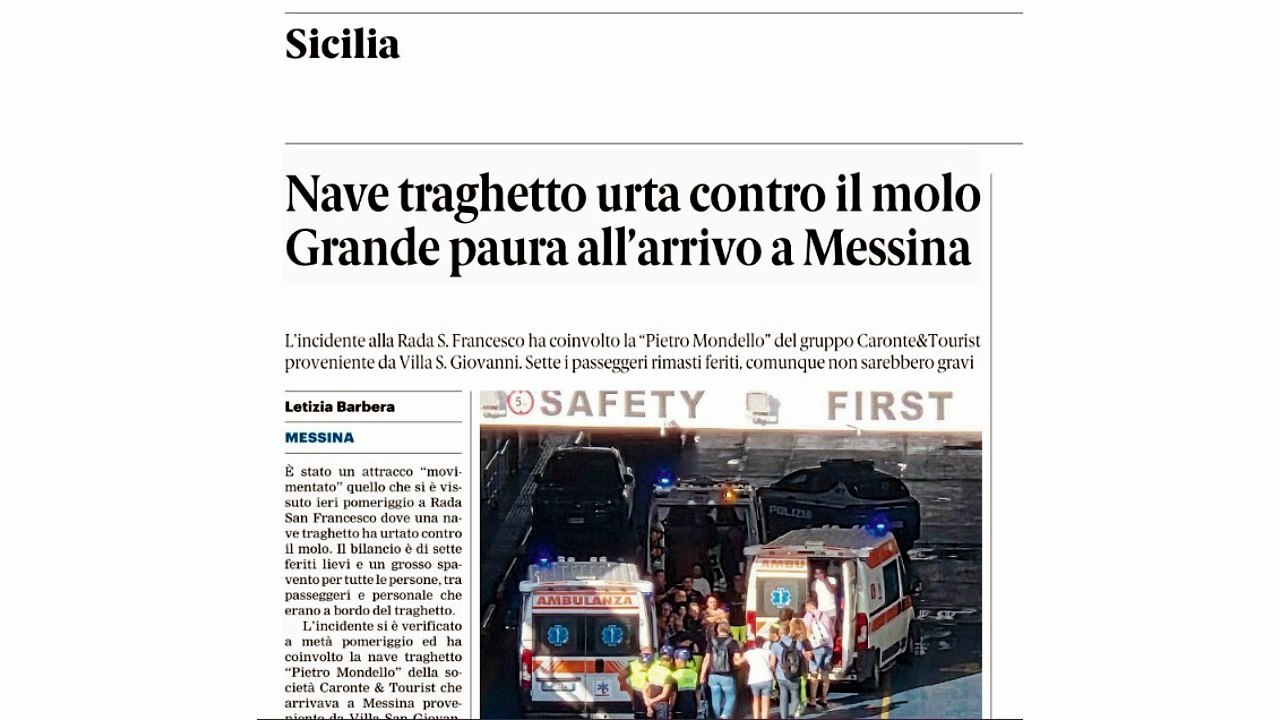 Rassegna stampa 17-07-2026 edizione Messina