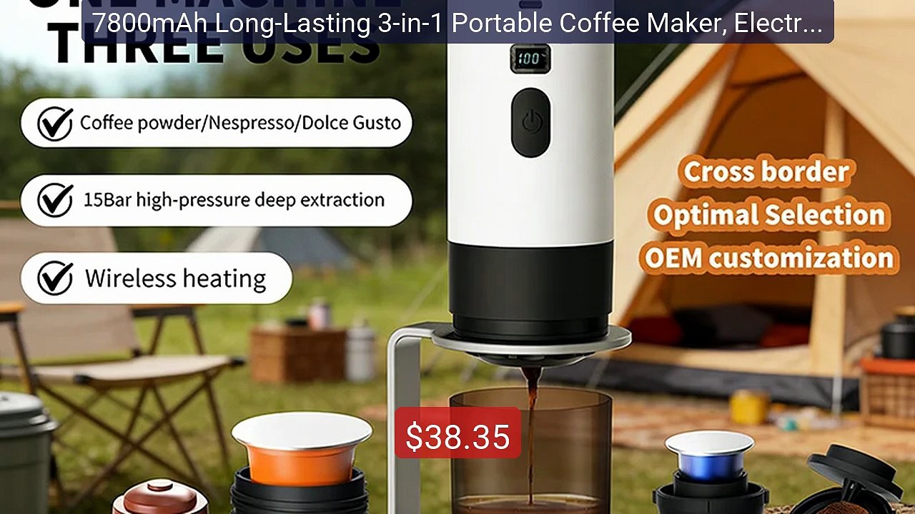 7800mAh Long-Lasting 3-in-1 Portable Coffee Maker, Electric... -- Top Pick 2026 | Unbeatable Price!