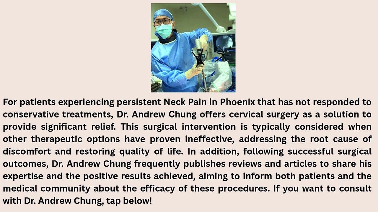 Back Surgeon Phoenix