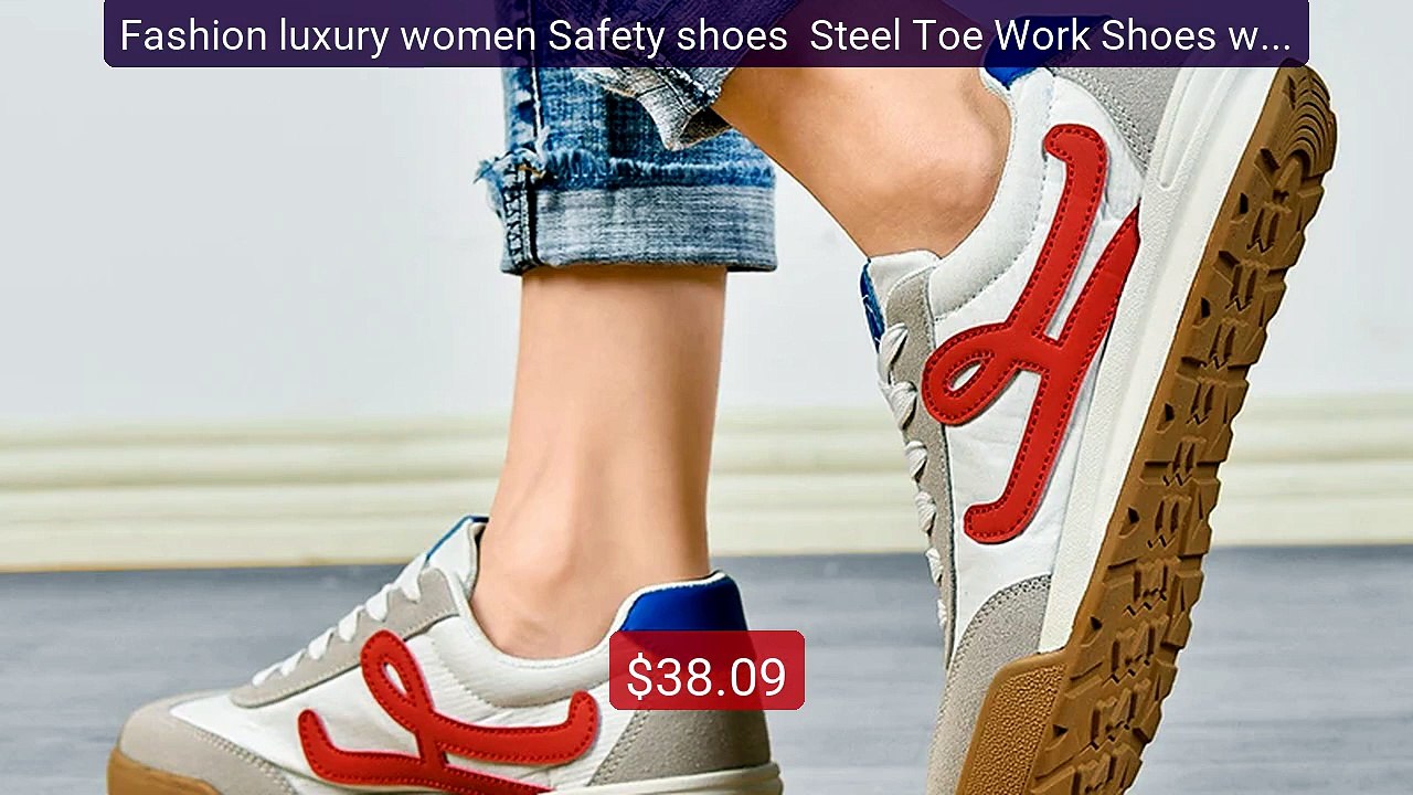Fashion luxury women Safety shoes  Steel Toe Work Shoes wom... -- Top Pick 2026 | Unbeatable Price!