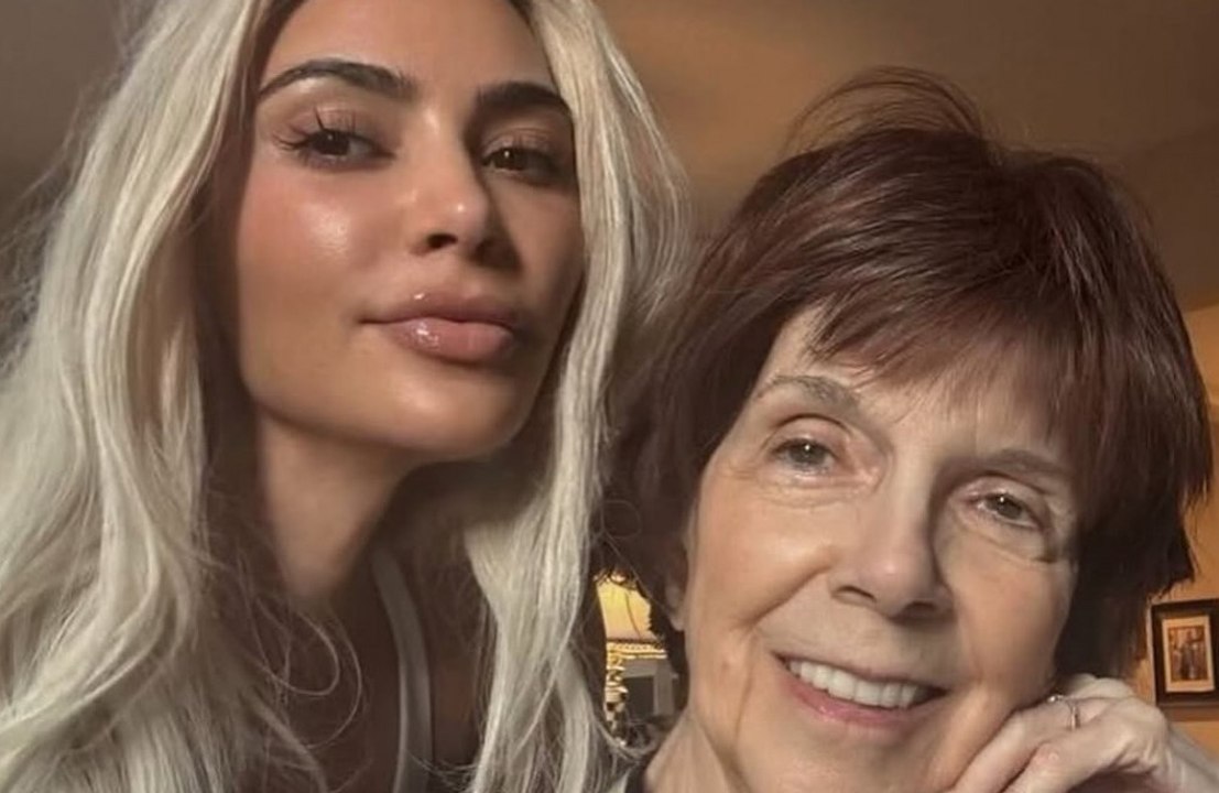 Kim Kardashaian leads triburtes to grandmother after death