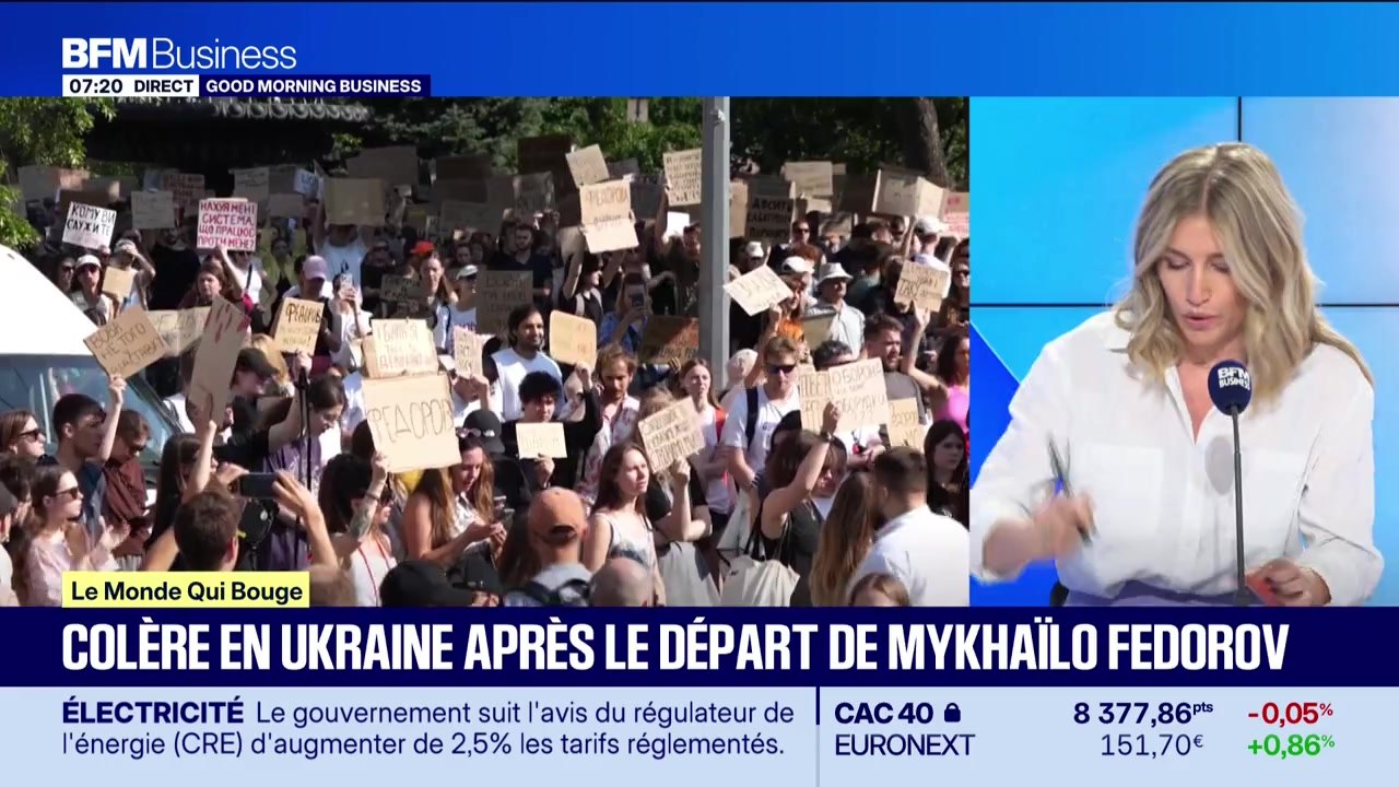 Annalisa Cappellini : Colère en Ukraine après le départ de Mykhaïlo Fedorov - 17/07