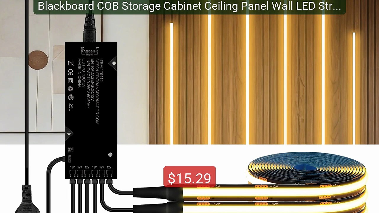 Blackboard COB Storage Cabinet Ceiling Panel Wall LED Strip K... -- Amazing Value 2026 | Must Have!