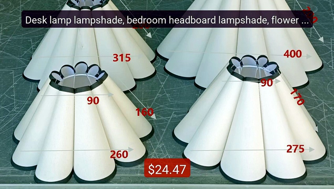 Desk lamp lampshade, bedroom headboard lampshade, flower pe... -- Top Pick 2026 | Unbeatable Price!