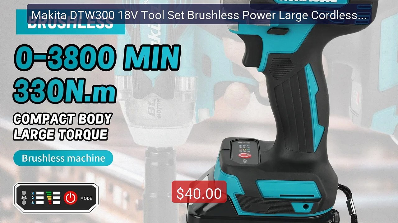 Makita DTW300 18V Tool Set Brushless Power Large Cordless Wren... -- Hot Deal 2026 | Limited Offer!