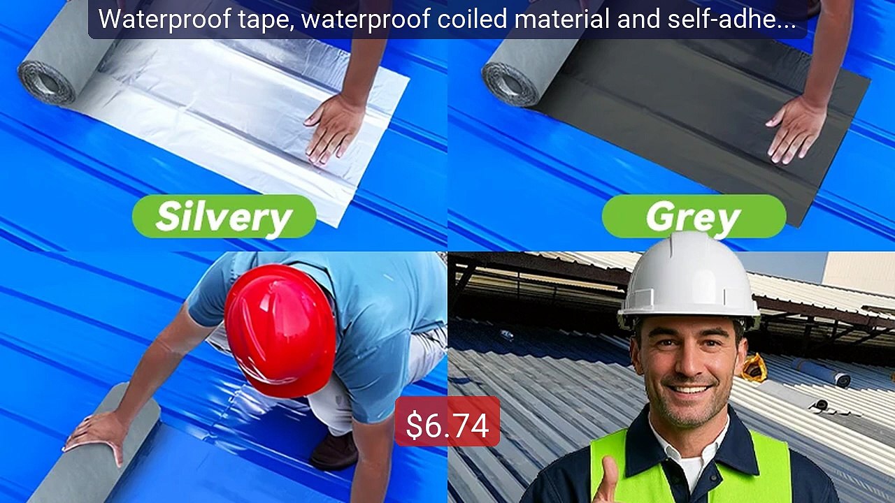 Waterproof tape, waterproof coiled material and...
