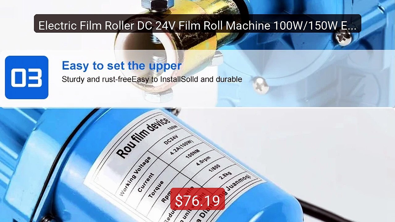 Electric Film Roller DC 24V Film Roll Machine 100W/150W Electric R... -- Best Deal 2026 | Shop Now!