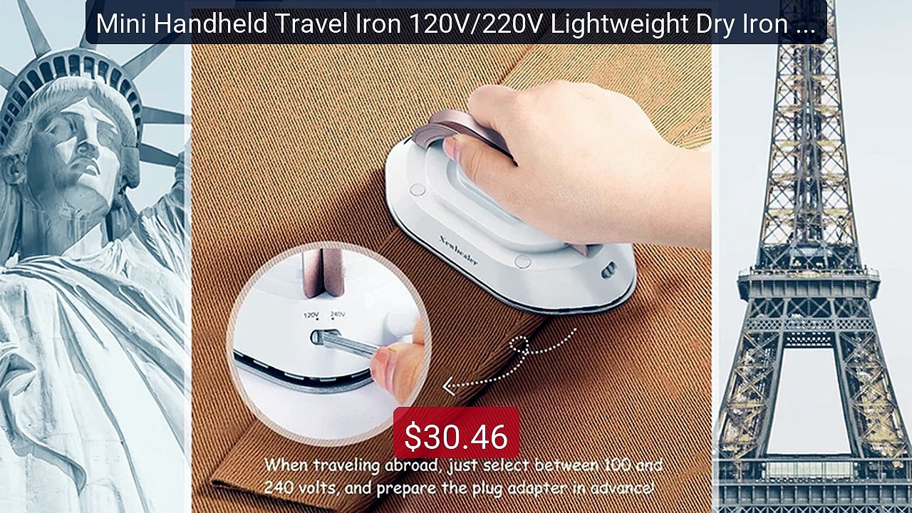 Mini Handheld Travel Iron 120V/220V Lightweight Dry Iron 30S Heat ... -- Best Deal 2026 | Shop Now!