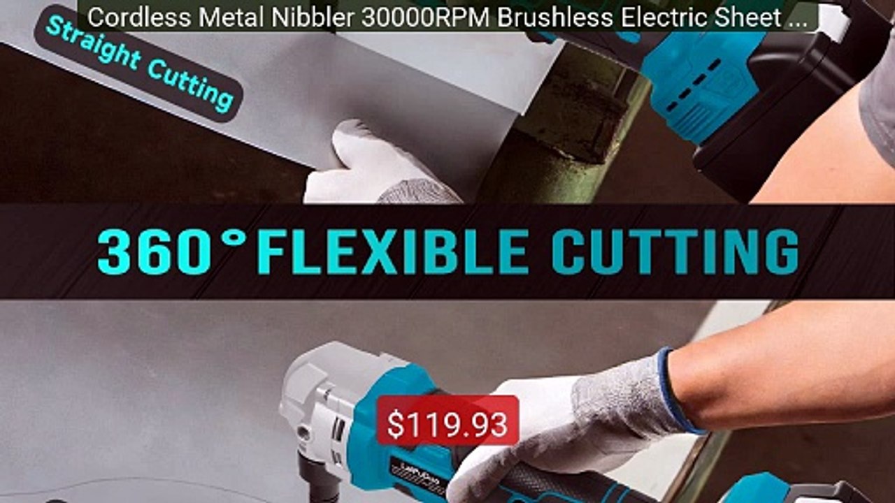 Cordless Metal Nibbler 30000RPM Brushless Electric Sheet Metal Cut... -- Best Deal 2026 | Shop Now!
