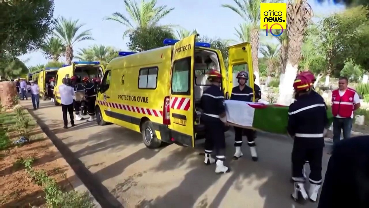 Algerian PM among the mourners as victims of orphanage fire laid to rest