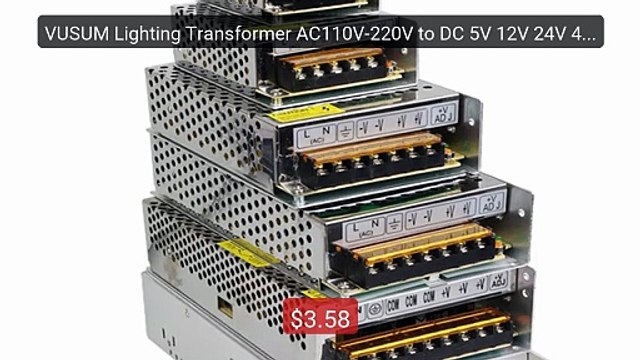 VUSUM Lighting Transformer AC110V-220V to DC 5V 12V 24V 48V Po... Best Buy 2026 | Great Quality!
