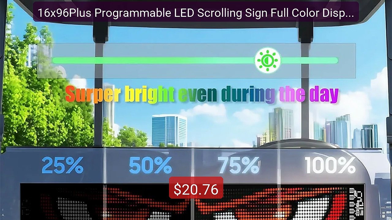 16x96Plus Programmable LED Scrolling Sign Full Color Display Board... -- Best Deal 2026 | Shop Now!