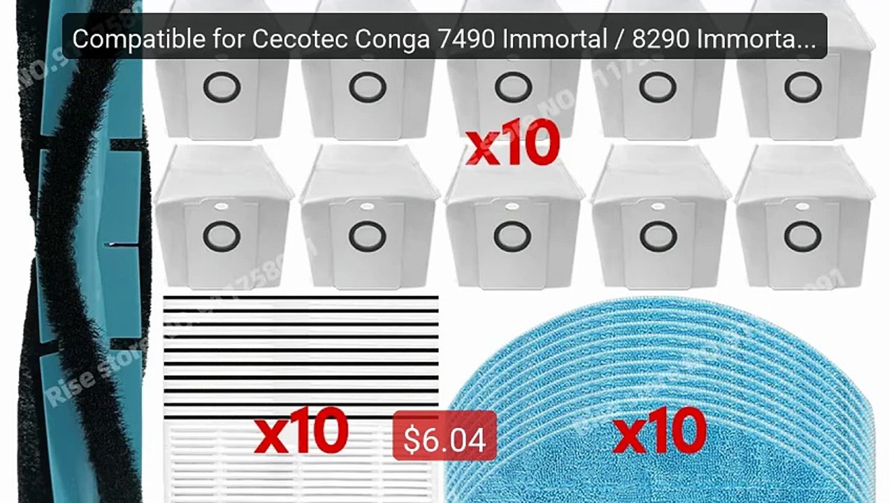 Compatible for Cecotec Conga 7490 Immortal / 8290 Immortal Mo... -- Amazing Value 2026 | Must Have!