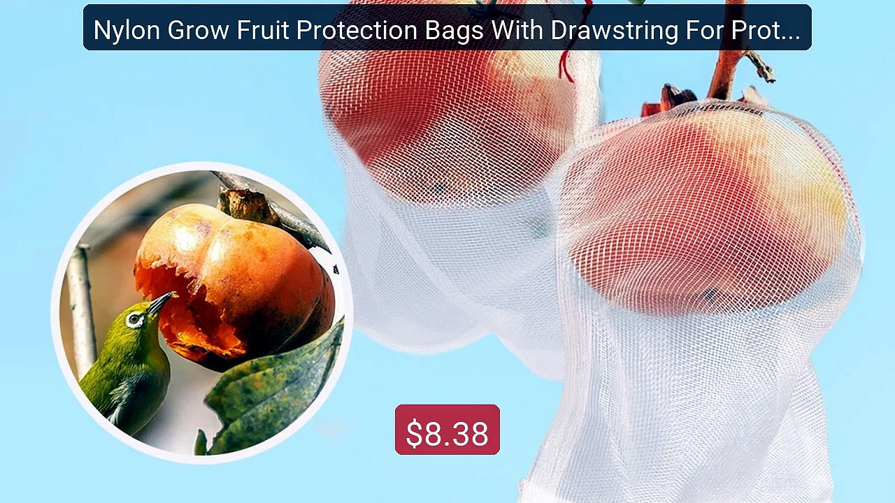 Nylon Grow Fruit Protection Bags With Drawstring For Protecting Pla... -- Top Rated 2026 | Buy Now!