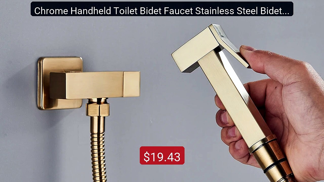 Chrome Handheld Toilet Bidet Faucet Stainless Steel Bidet S... -- Top Pick 2026 | Unbeatable Price!