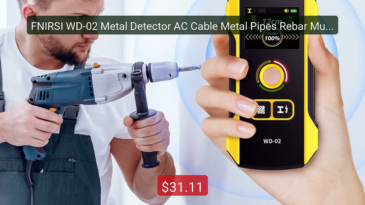 FNIRSI WD-02 Metal Detector AC Cable Metal Pipes Rebar Multifunctio... -- Top Rated 2026 | Buy Now!