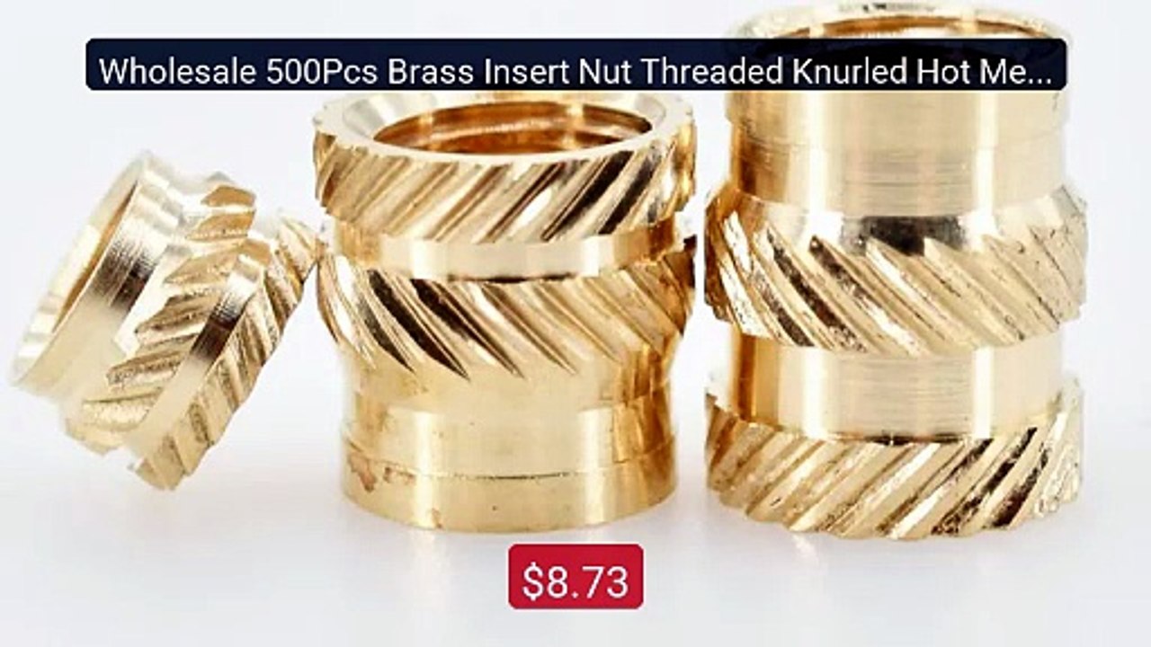 Wholesale 500Pcs Brass Insert Nut Threaded Knurled Hot Melt... -- Top Pick 2026 | Unbeatable Price!