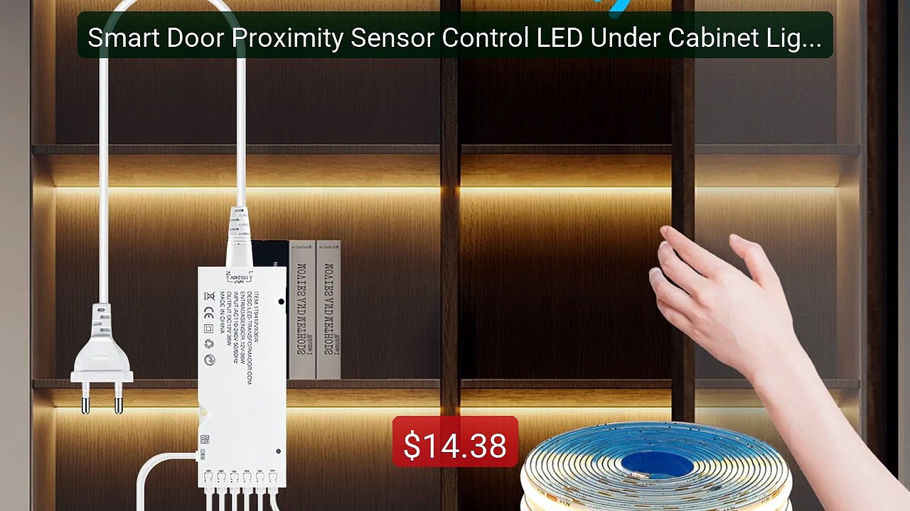 Smart Door Proximity Sensor Control LED Under Cabinet Light... -- Top Pick 2026 | Unbeatable Price!