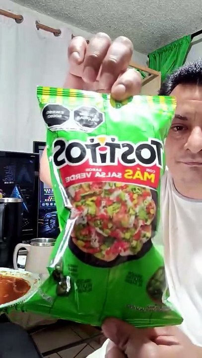 receta de cocina me prepara unos tostitos con salsa de un aguachile que prepare hace rato