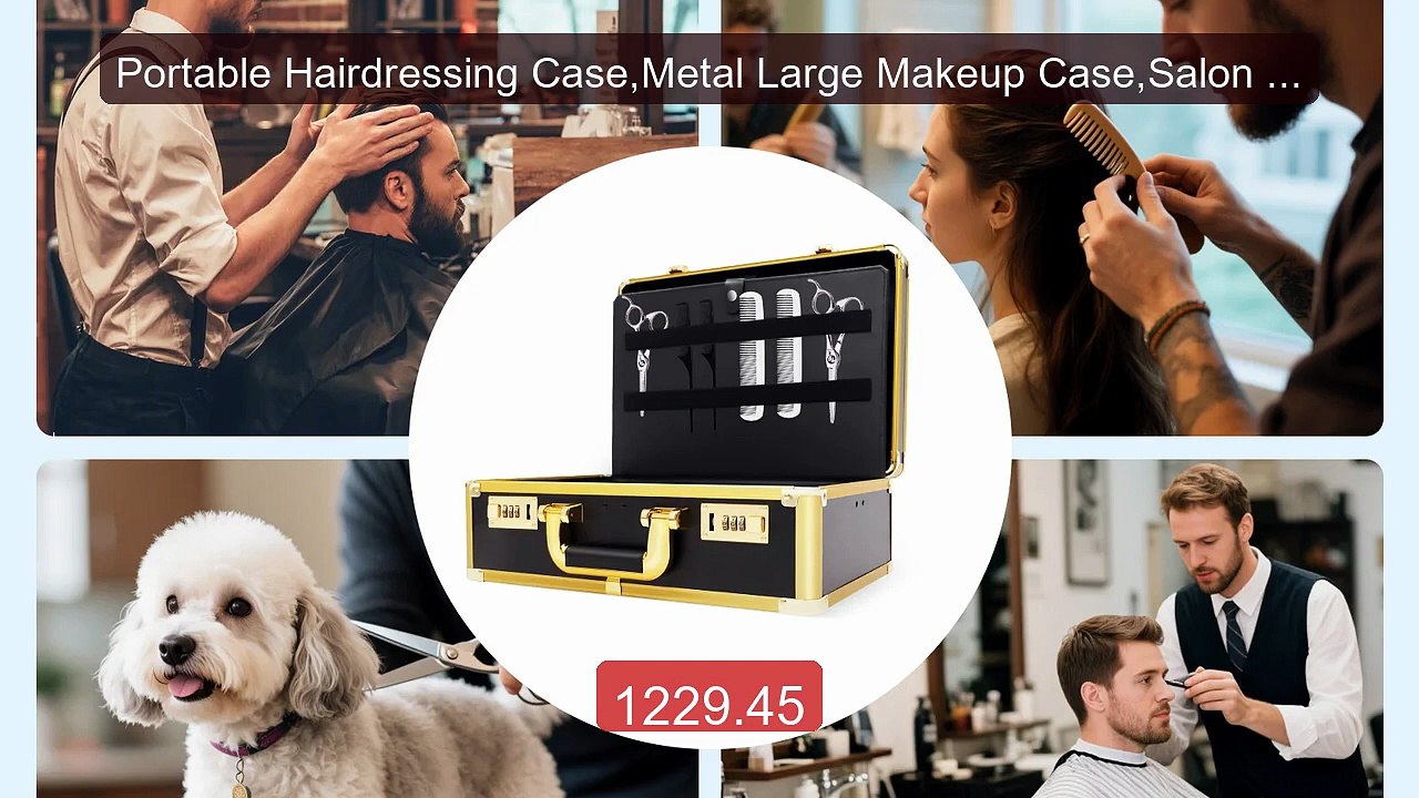 Portable Hairdressing Case,Metal Large Makeup Case,Salon Hairdressi... -- Top Rated 2026 | Buy Now!