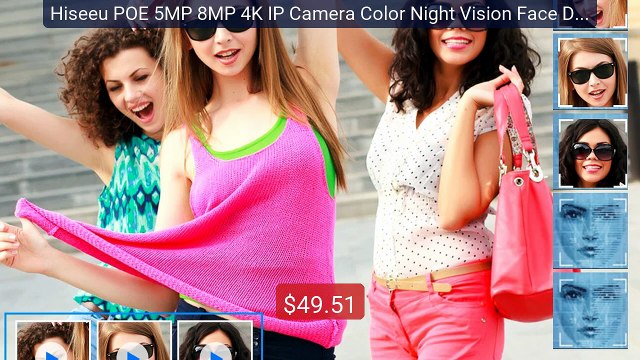Hiseeu POE 5MP 8MP 4K IP Camera Color Night Vision Face Detect... Hot Deal 2026 | Limited Offer!