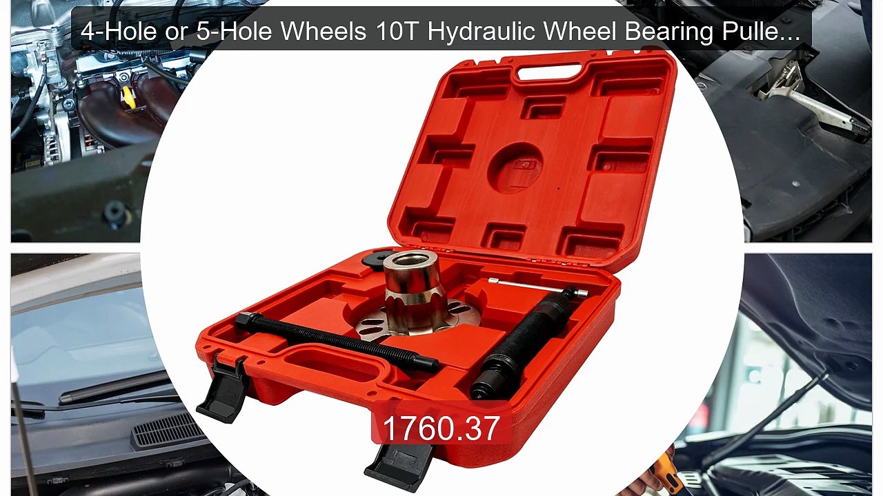 4-Hole or 5-Hole Wheels 10T Hydraulic Wheel Bearing Puller Tool Set... -- Top Rated 2026 | Buy Now!