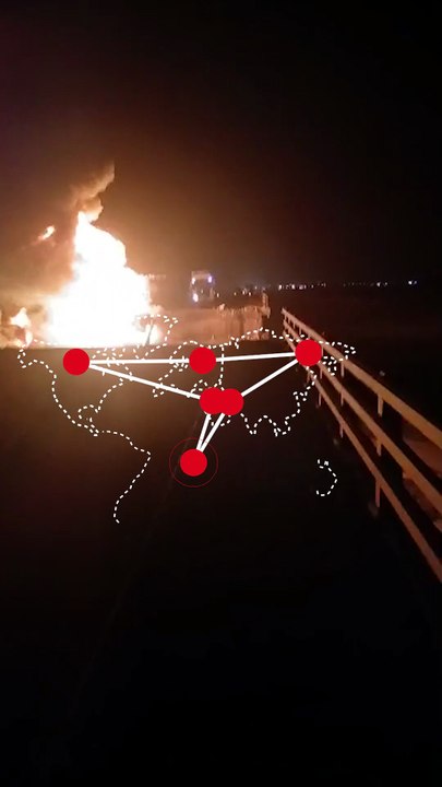 Bridge Strike in Southern Iran