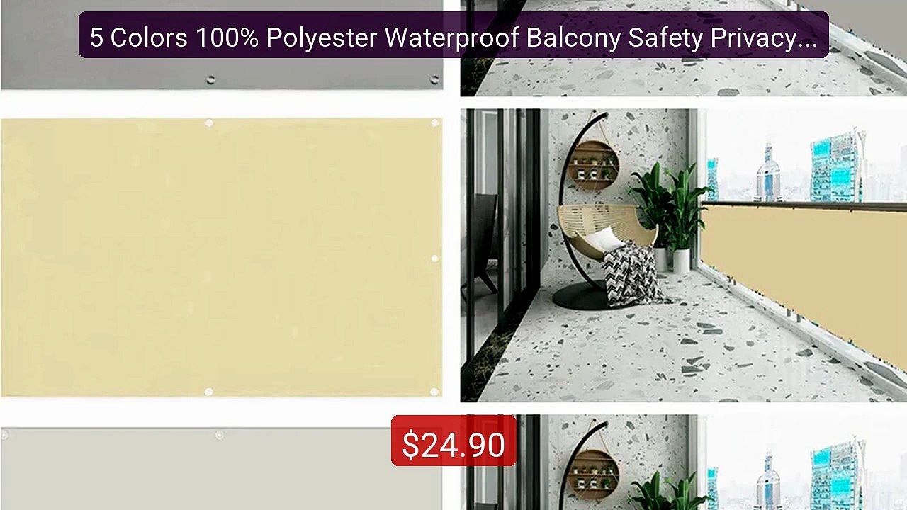 5 Colors 100% Polyester Waterproof Balcony Safety Privacy Screen Ne... -- Top Rated 2026 | Buy Now!