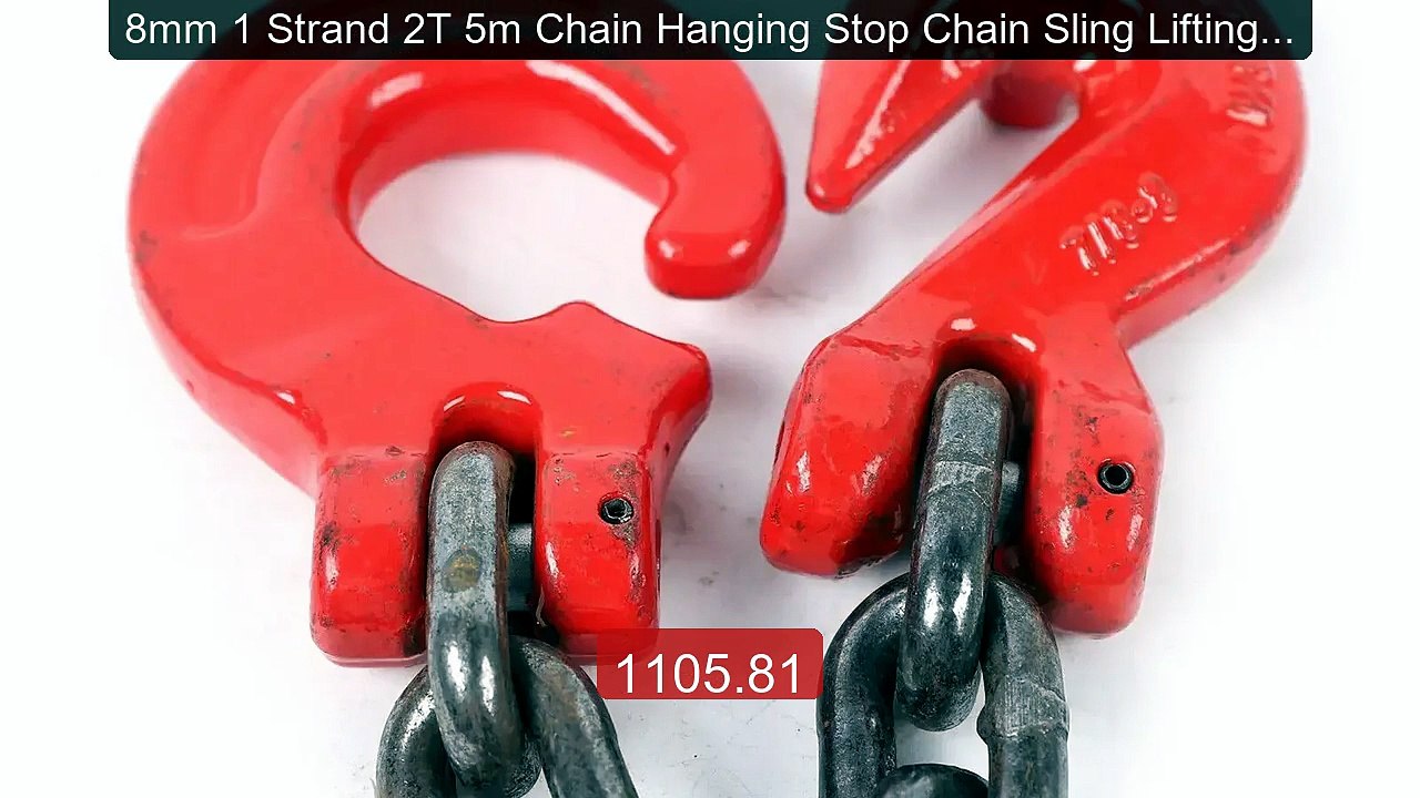 8mm 1 Strand 2T 5m Chain Hanging Stop Chain Sling Lifting Tool... -- Hot Deal 2026 | Limited Offer!