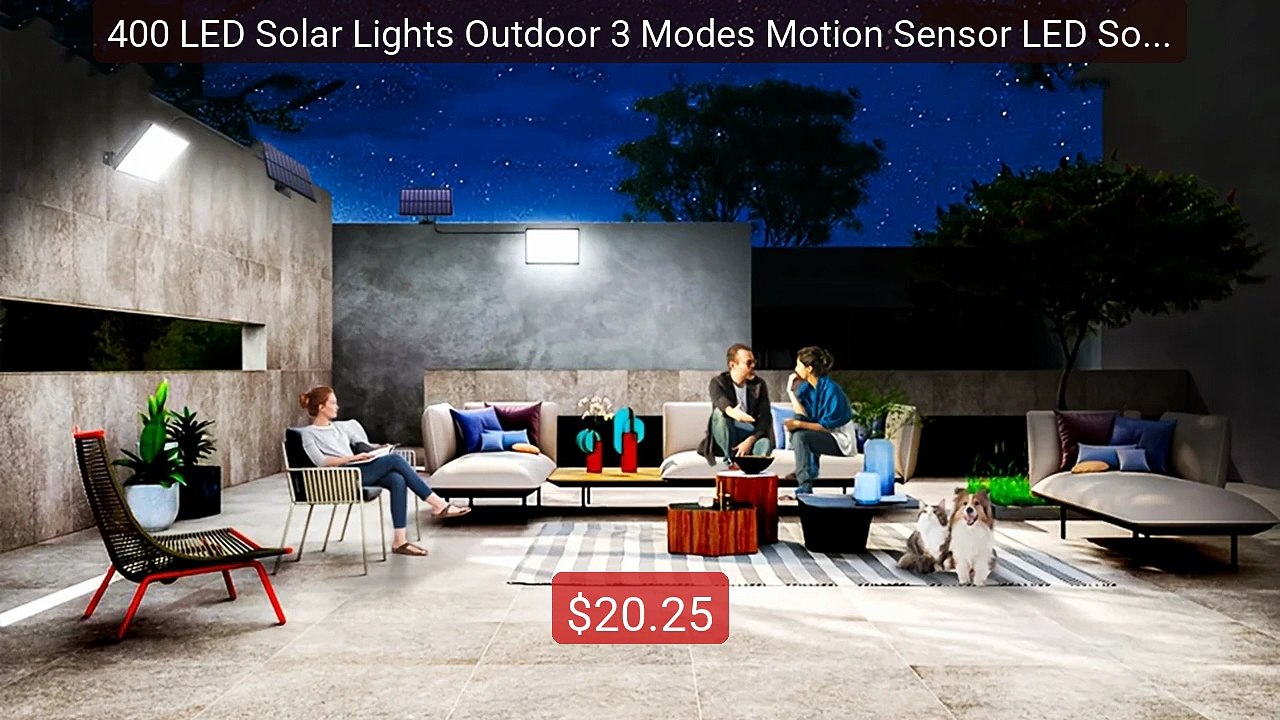 400 LED Solar Lights Outdoor 3 Modes Motion Sensor LED Solar Spotl... -- Best Deal 2026 | Shop Now!