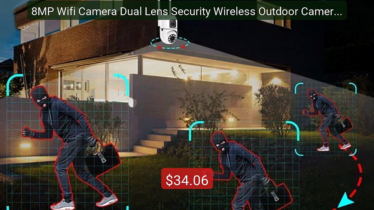 8MP Wifi Camera Dual Lens Security Wireless Outdoor Cameras Two-way... -- Top Rated 2026 | Buy Now!