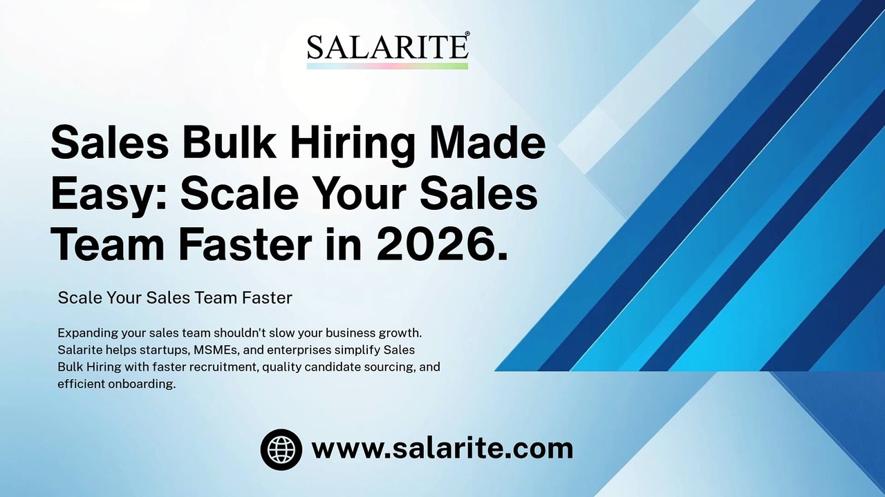 Sales Bulk Hiring Made Easy Scale Your Sales Team Faster in 2026.