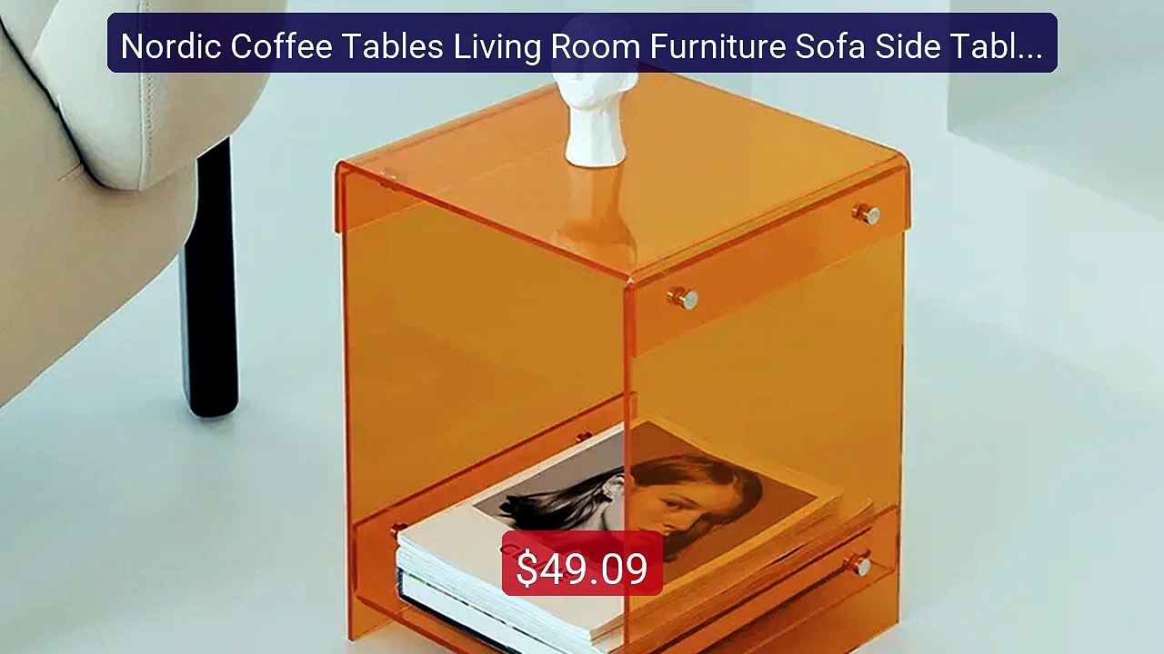 Nordic Coffee Tables Living Room Furniture Sofa Side Table Acr... -- Hot Deal 2026 | Limited Offer!