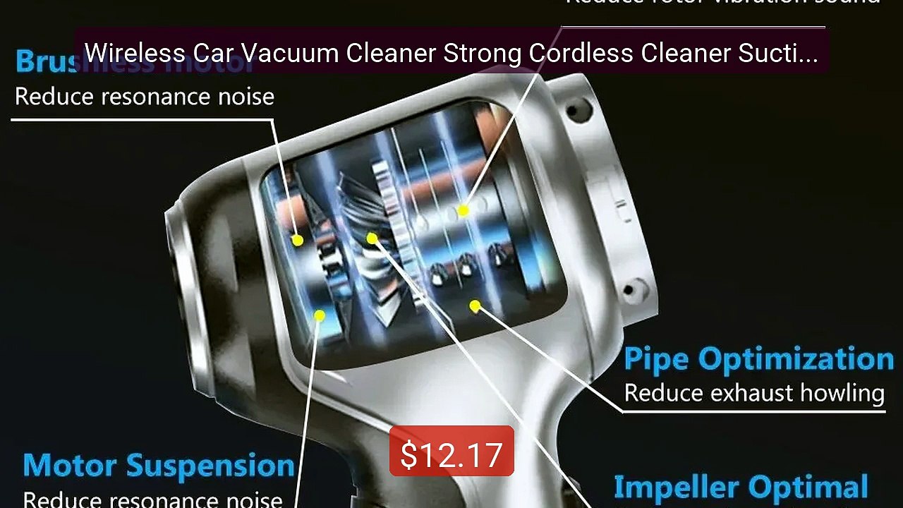 Wireless Car Vacuum Cleaner Strong Cordless Cleaner Suction Ha... -- Best Buy 2026 | Great Quality!