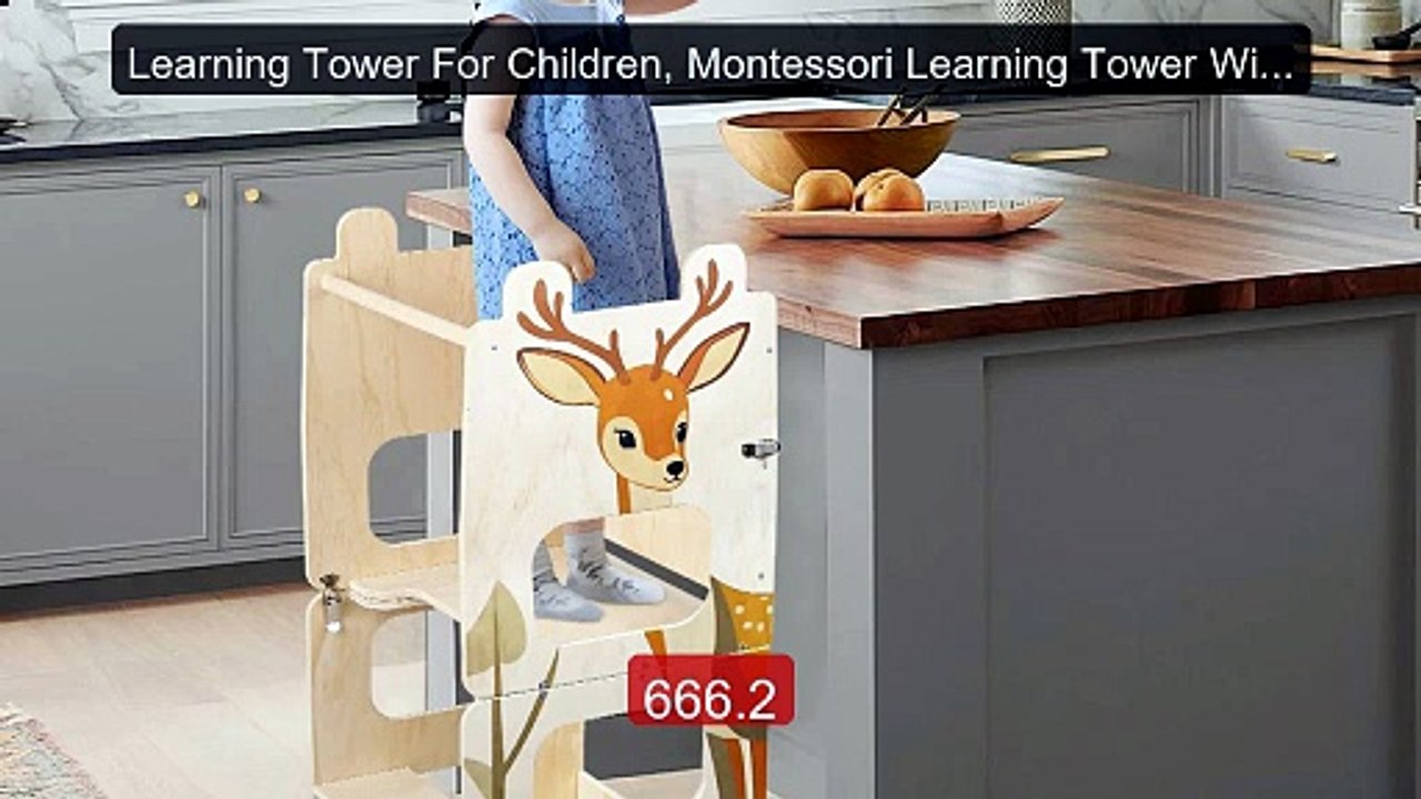 Learning Tower For Children, Montessori Learning Tower With Blackbo... -- Top Rated 2026 | Buy Now!