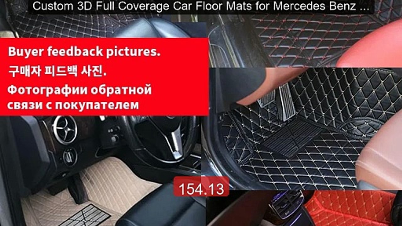 Custom 3D Full Coverage Car Floor Mats for Mercedes Benz C class W... -- Best Deal 2026 | Shop Now!