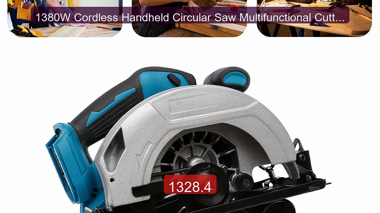 1380W Cordless Handheld Circular Saw Multifunctional Cutting T... -- Hot Deal 2026 | Limited Offer!