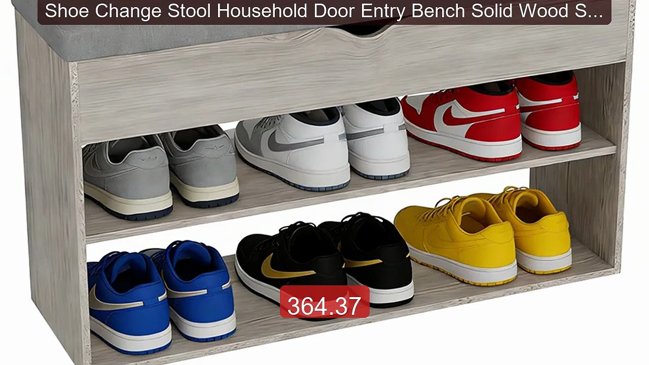 Shoe Change Stool Household Door Entry Bench Solid Wood Shoe S... -- Best Buy 2026 | Great Quality!