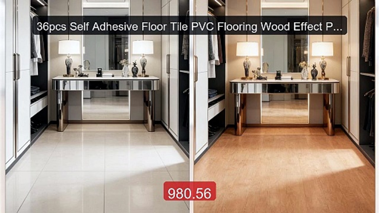 36pcs Self Adhesive Floor Tile PVC Flooring Wood Effect Pee... -- Top Pick 2026 | Unbeatable Price!