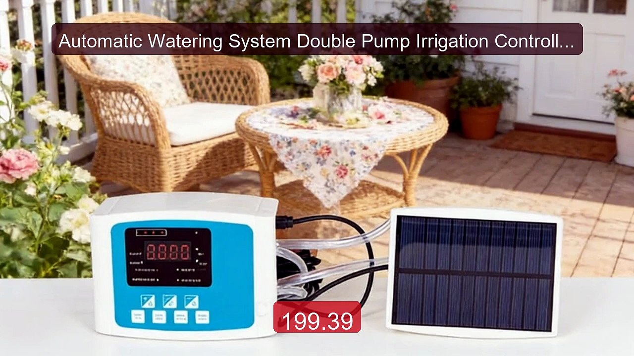 Automatic Watering System Double Pump Irrigation Controller... -- Top Pick 2026 | Unbeatable Price!